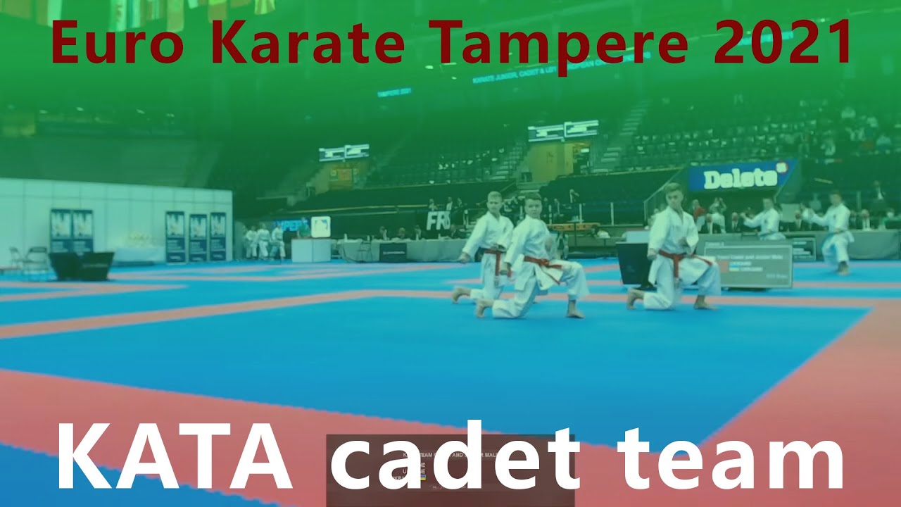 European Championship. Tampere 2021. Kata team cadet and junior male