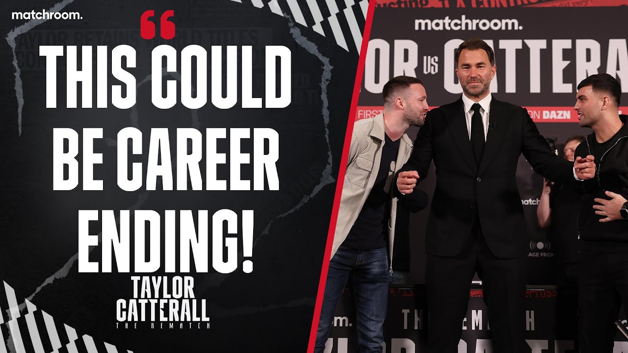 Eddie Hearn Talks Immediately After Taylor Vs Catterall Fiery Face Off background