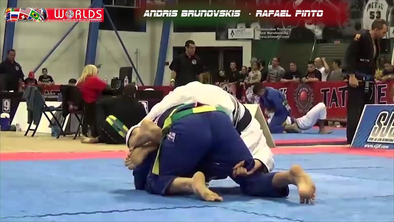 2014 SJJIF Worlds Andris Brunovkis VS Rafael Pinto