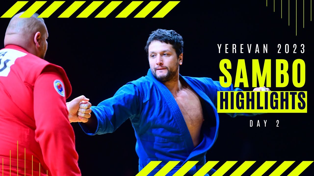 SAMBO Highlights. World Championships 2023. Day 2 backdrop
