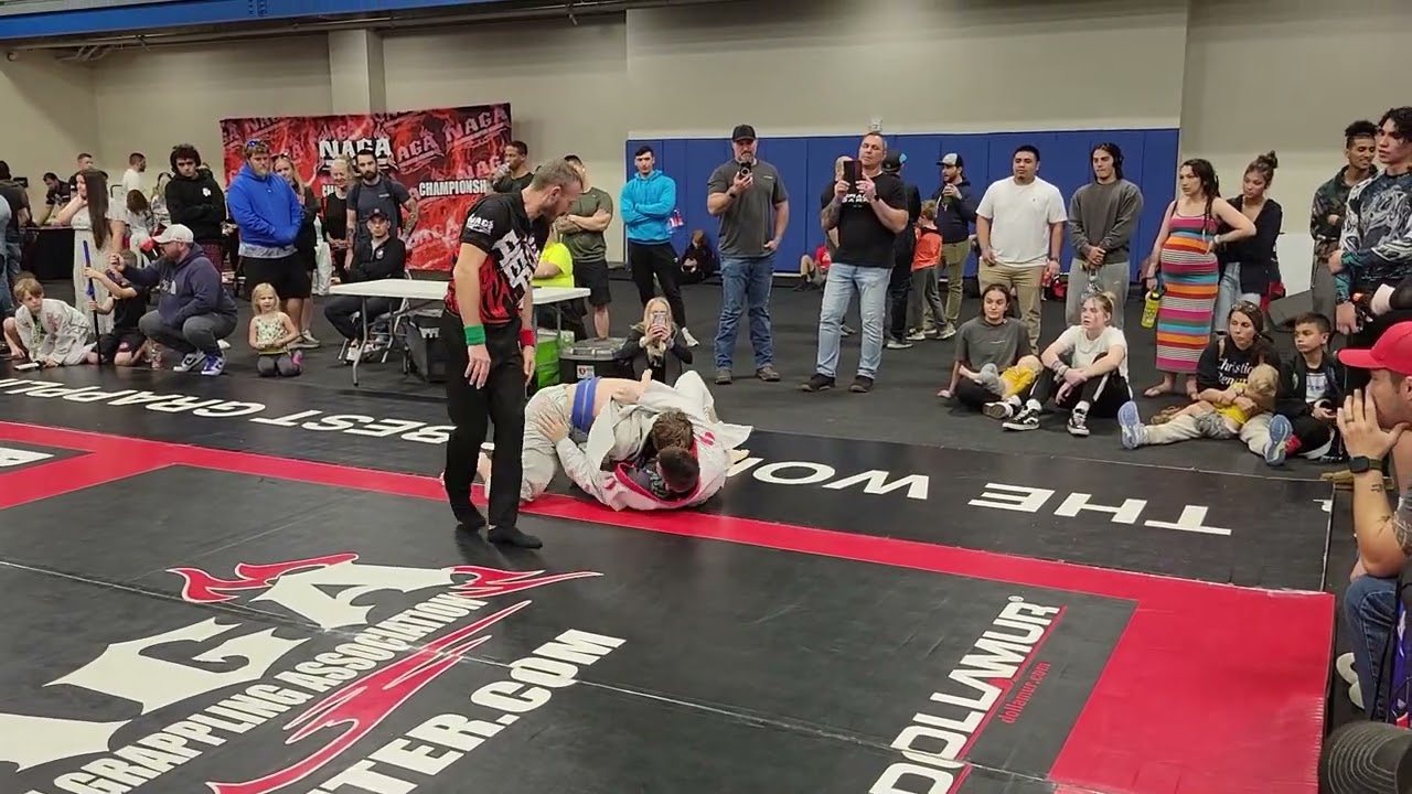 Blue Belt match Rear Naked Choke victory Naga sav 2023