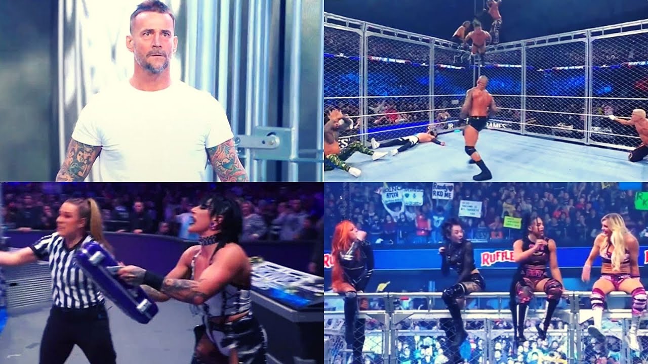 WWE Survivor Series 2023 Results- CM Punk Returns, Randy's Devastating RKO, Rhea With MITB Briefcase background