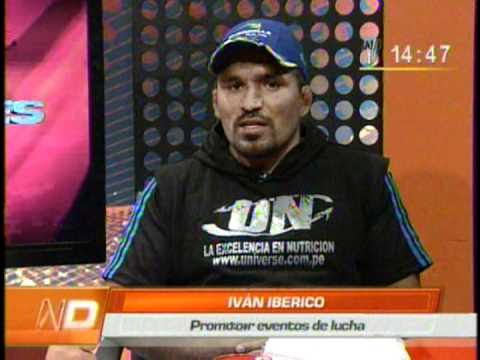 IVAN PITBULL: QUIERO LUCHAR CON TONY DE SOUZA EN EL 2012, PROMOCION CANAL N background