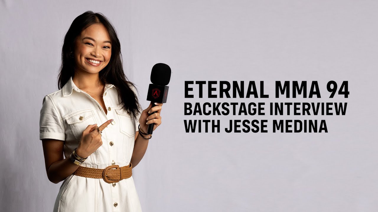 Eternal MMA 94: Jesse Medina Backstage Interview backdrop