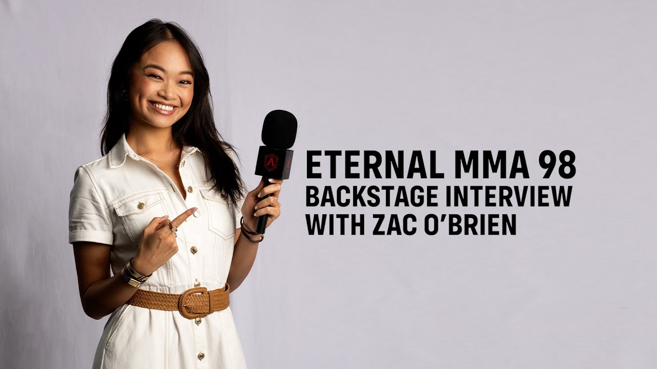 Eternal MMA 98 : Zac O'Brien Backstage Interview background