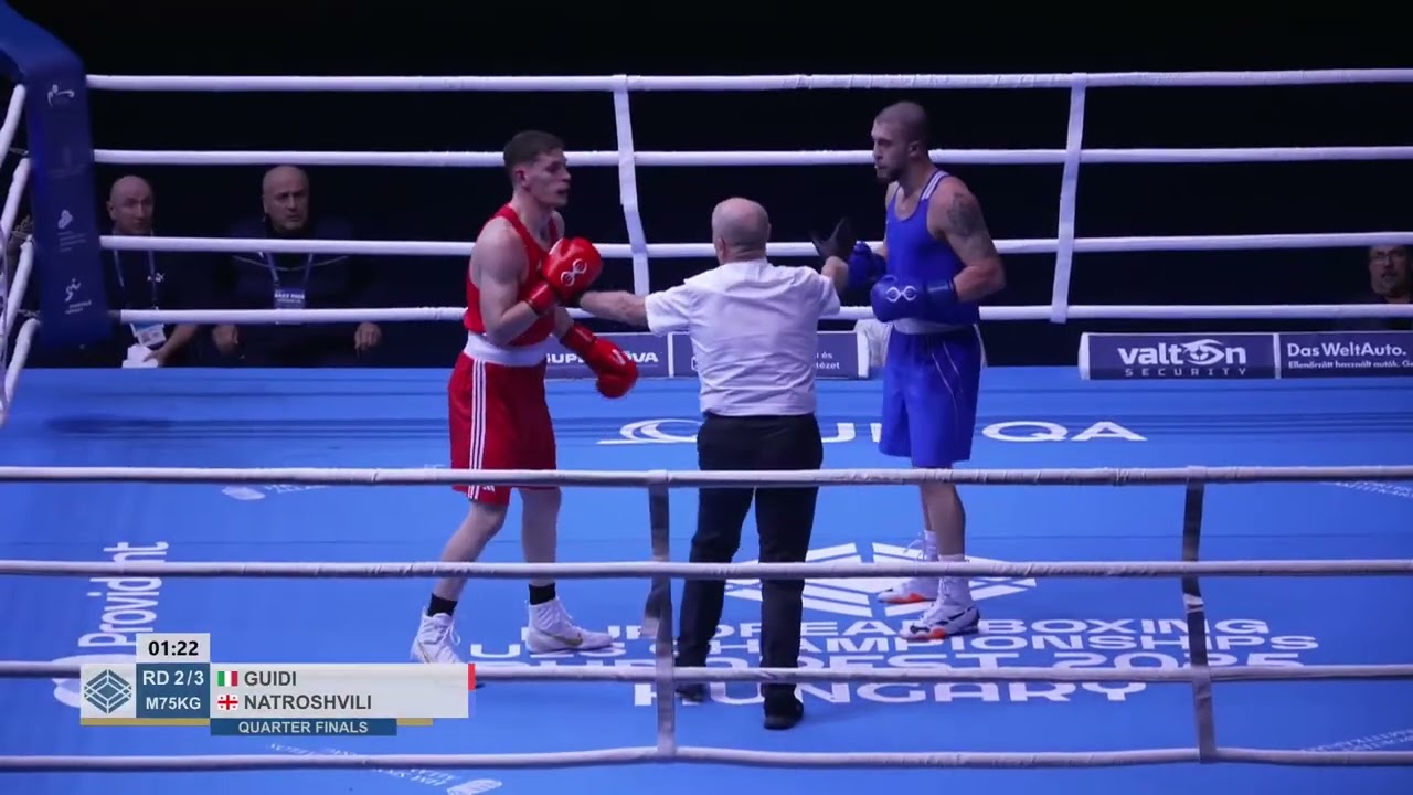 Gabriele Guidi Rontani (ITA) vs. Giorgi Natroshvili (GEO) European U23 Championships 2025 (75kg)