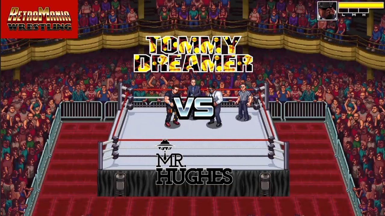 Tommy Dreamer vs Mr Hughes. RetroMania Wrestling