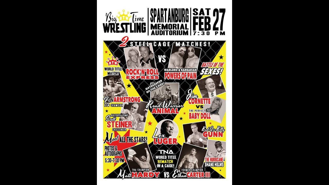 Jim Cornette vs. Baby Doll in the Battle of the Sexes at Big Time Wrestling