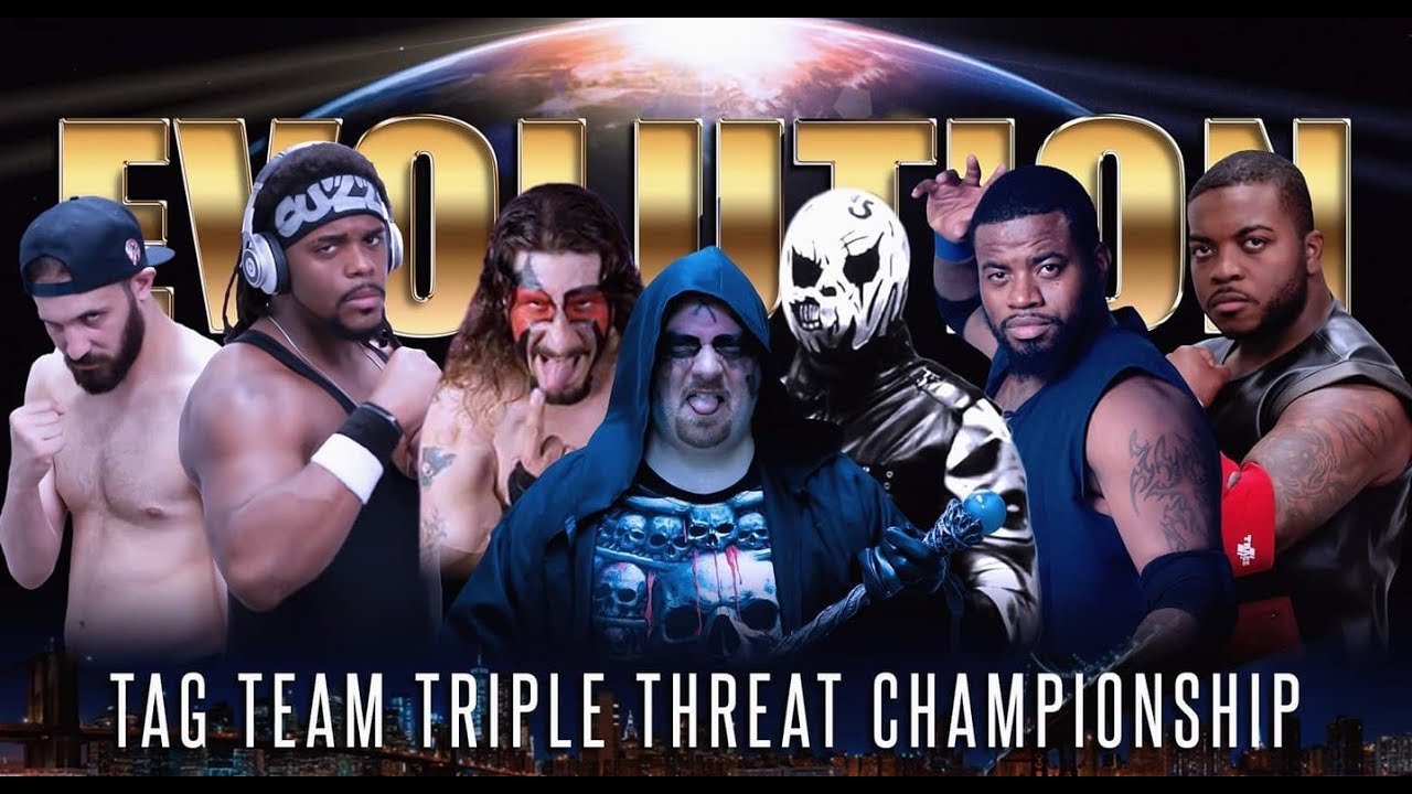 Triple Threat Tag Team Match (New Evolution Wrestling) backdrop