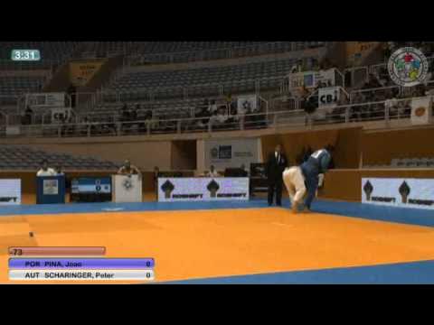 Judo Grand Slam Rio de Janeiro 2011: -73 kg PINA, Joao (POR) - SCHARINGER, Peter (AUT) backdrop