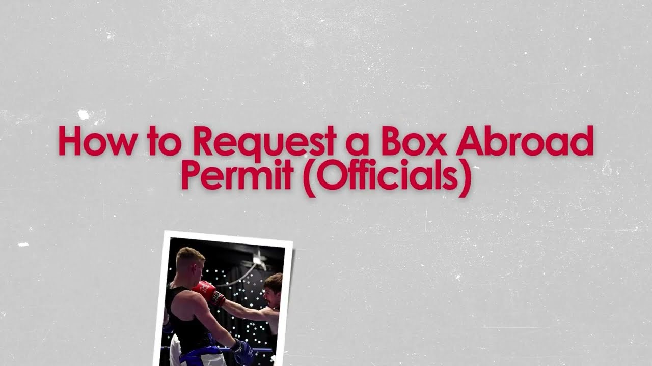 Officials: Requesting Box Abroad Permit background