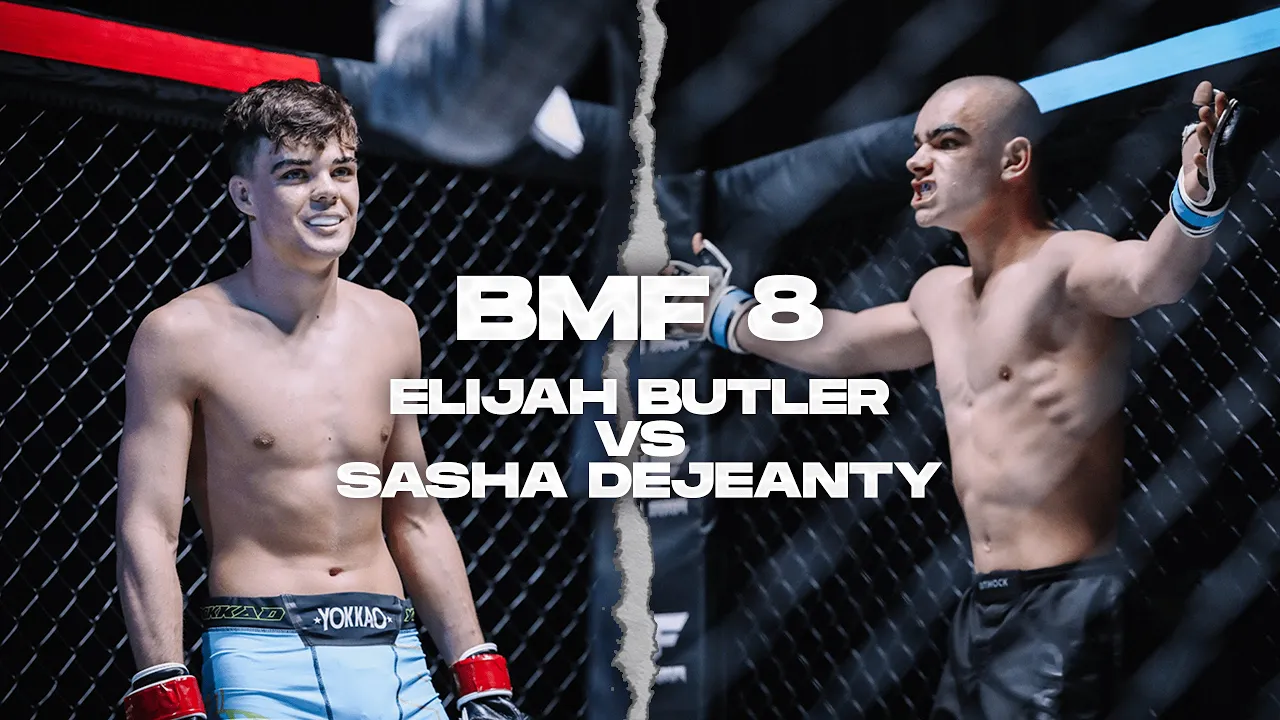 BMF 8 | Elijah Butler vs Sasha Dejeanty | Amateur Bantamweight MMA | BADMOFO MMA background