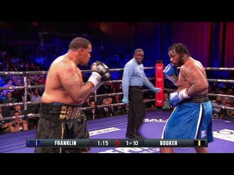 HEAVYWEIGHT WAR! JERMAINE FRANKLIN VS RYDELL BOOKER ROUND 1 background