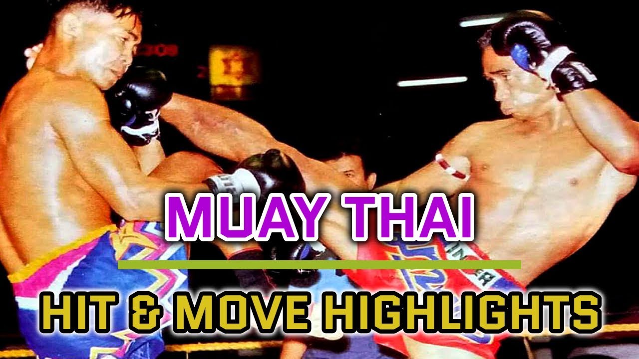 Immaculate Hit & Move Moments in Muay Thai background
