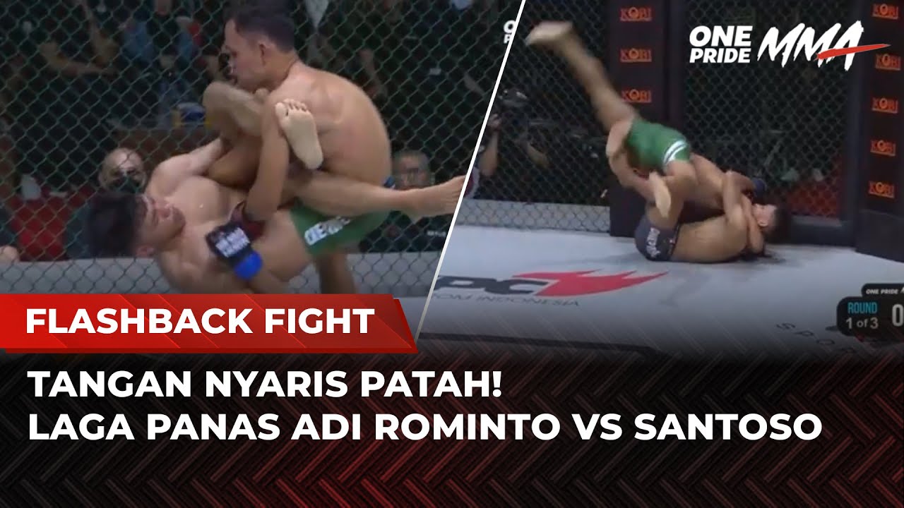 DIBANTING KERAS‼️ Duel Menegangkan Adi Rominto vs Santoso | Flashback Full Fight One Pride MMA