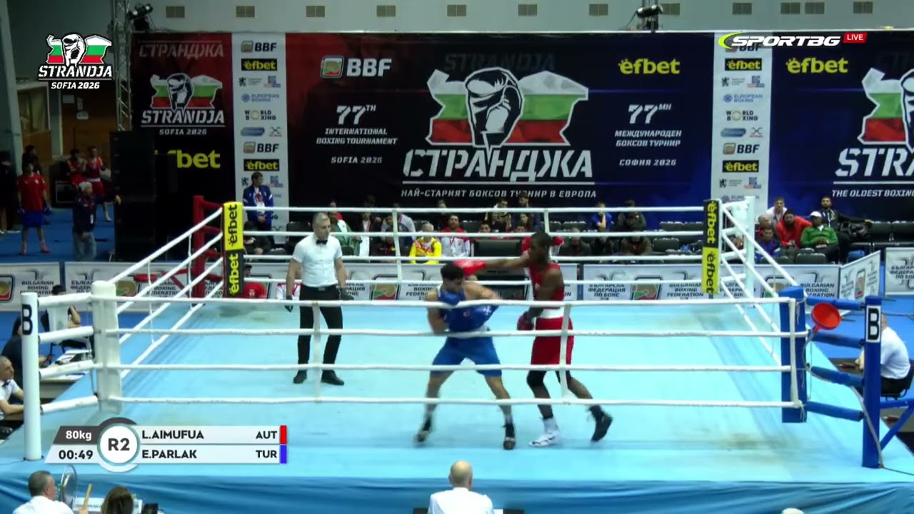 Lucky Aimufua (AUT) vs. Emre Parlak (TUR) Strandja Tournament 2026 (80kg)