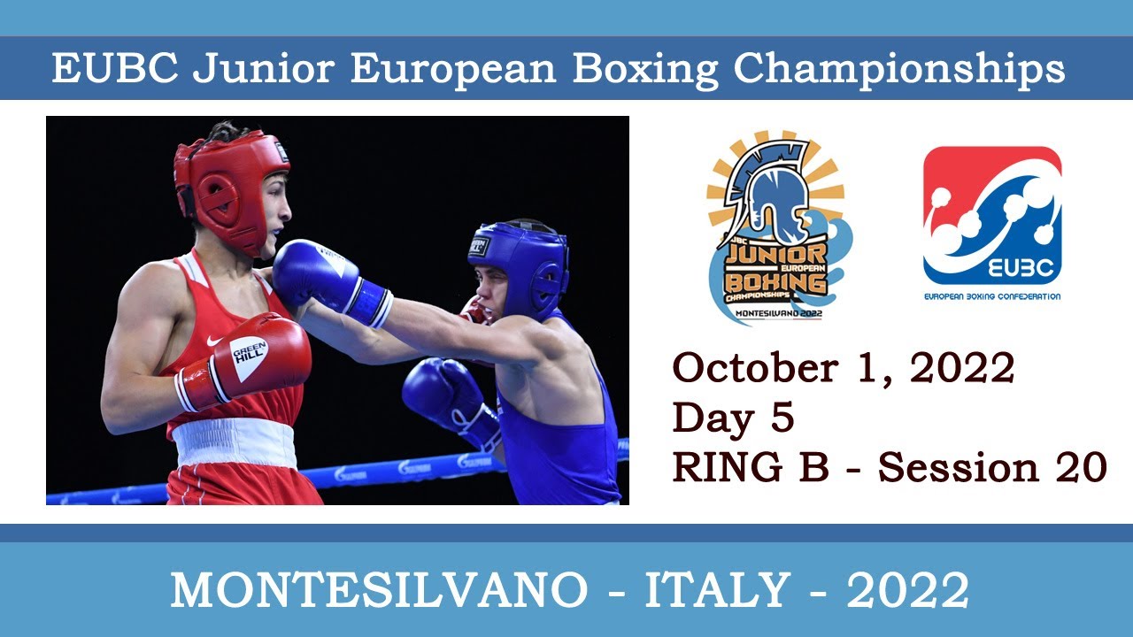 EUBC Junior EBC – MONTESILVANO 2022 – Day 5 – Session 20 – RING B