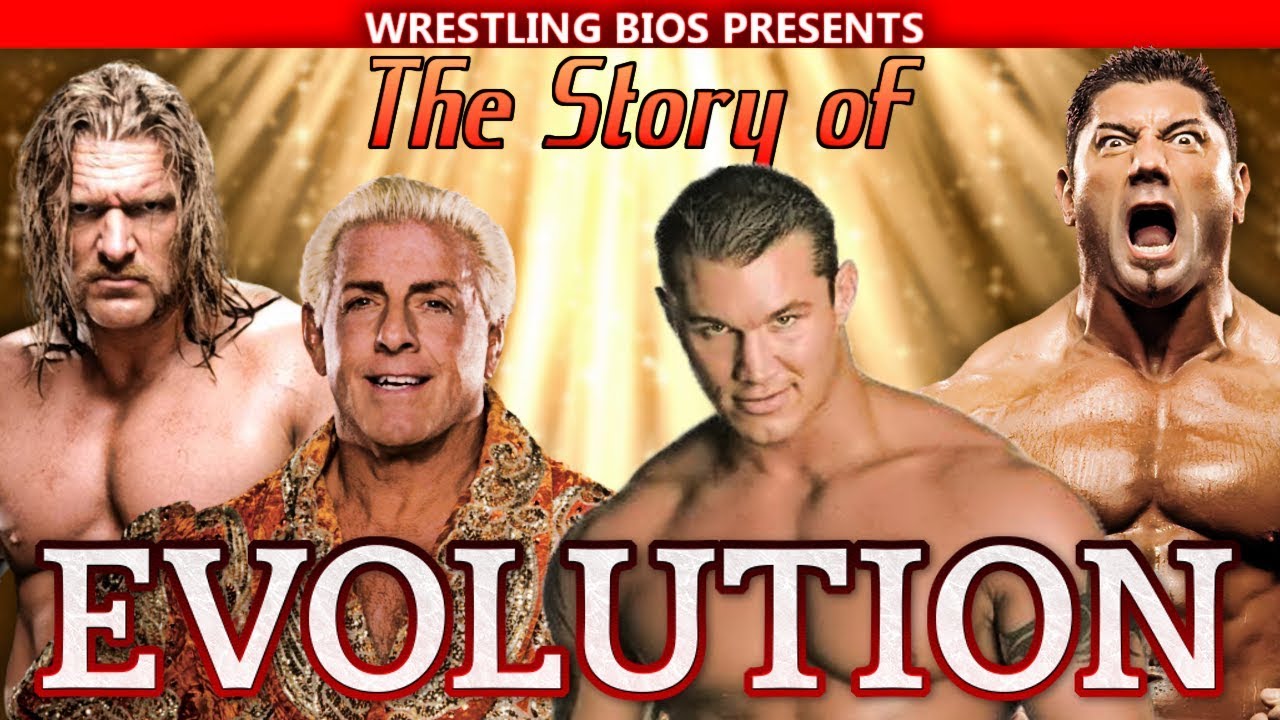 The Story of Evolution in WWE background