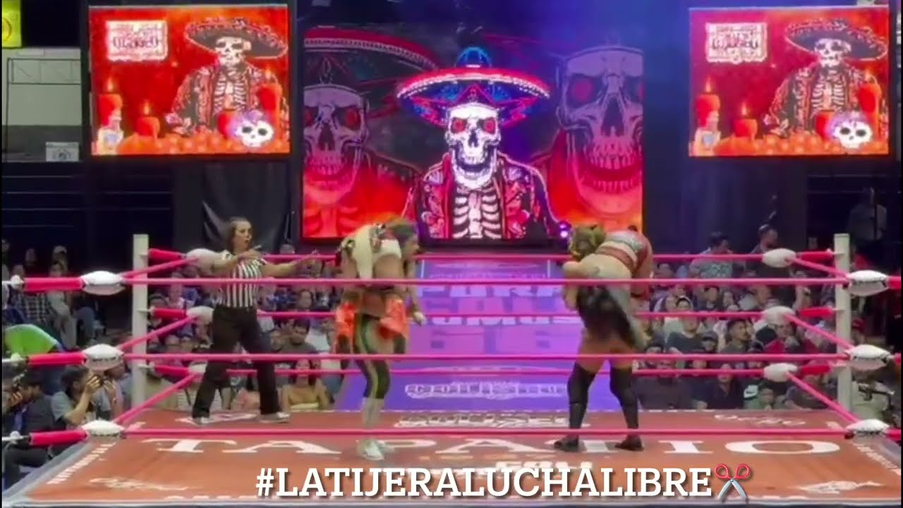 CMLL Tapatío: Persephone y Zeuxis 🆚 Diamante y Shoko Nakajima