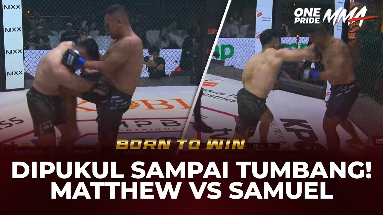 KARTU KUNING DI AWAL LAGA! Saling Balas Striking Keras Matthew vs Samuel | One Pride MMA