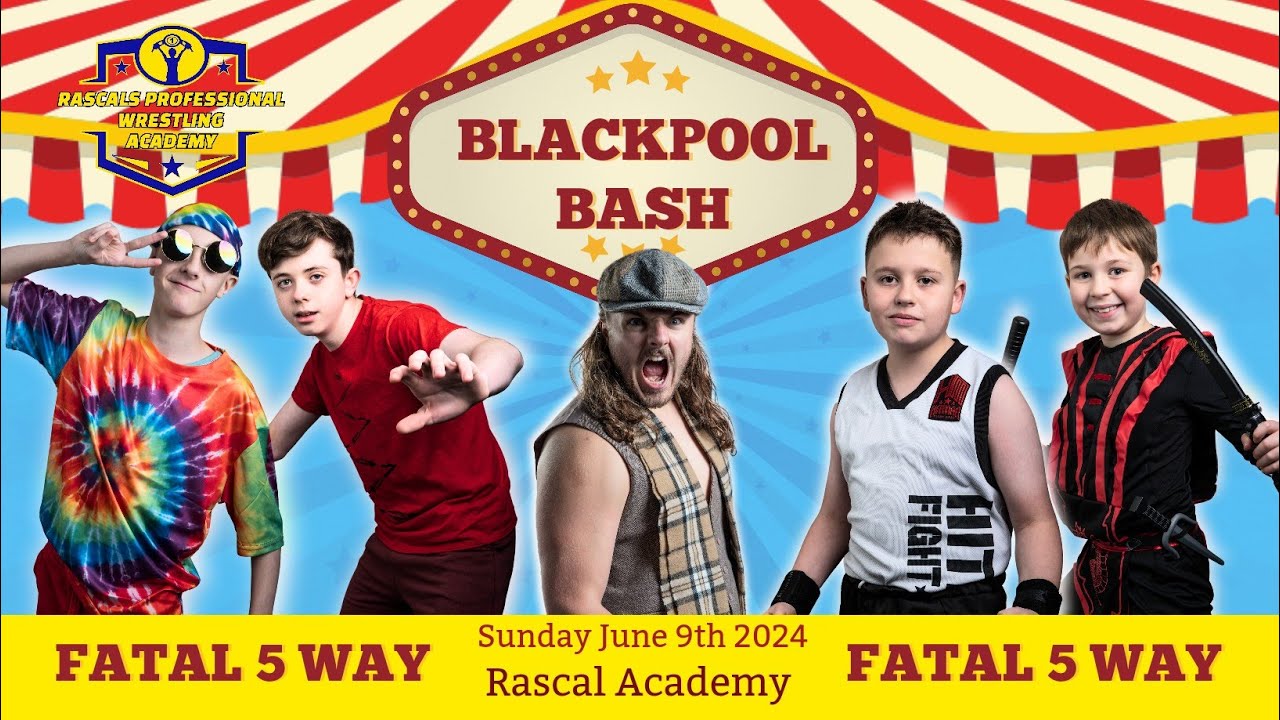 Rascals Children's Pro Wrestling - Blackpool Bash Match 4 - Fatal 5 way