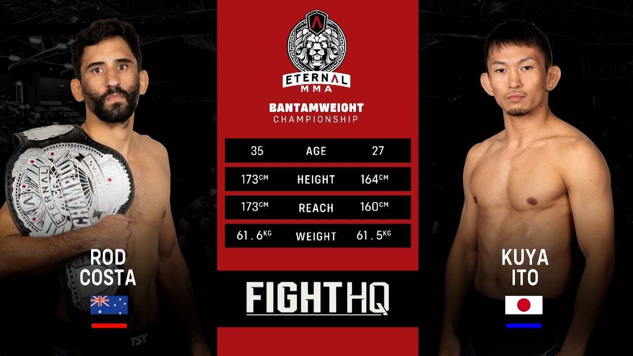 Eternal MMA 85 : Rod Costa VS Kuya Ito | FULL FIGHT backdrop
