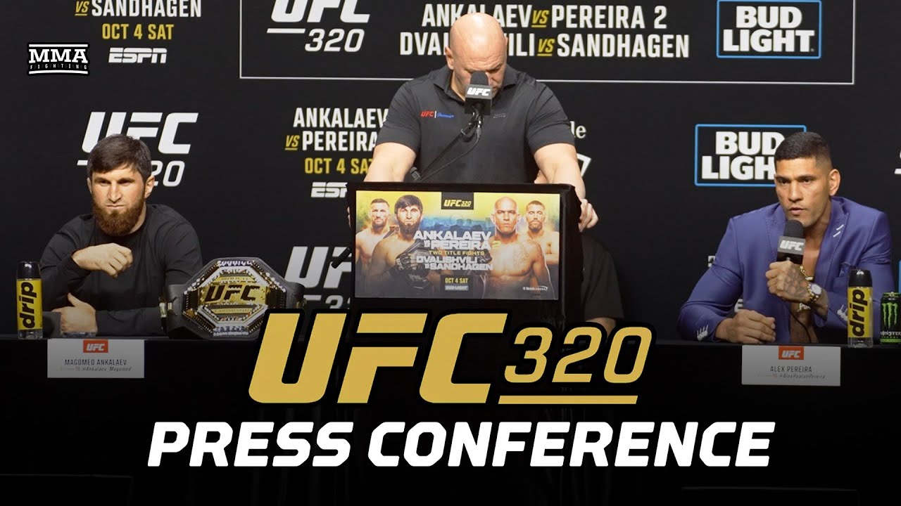 Full UFC 320 Press Conference | MMA Fighting background