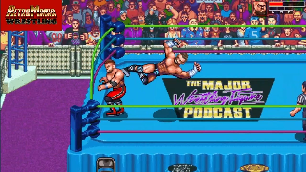 Matt Cardona vs Nick Aldis. Beach Bash. RetroMania Wrestling background
