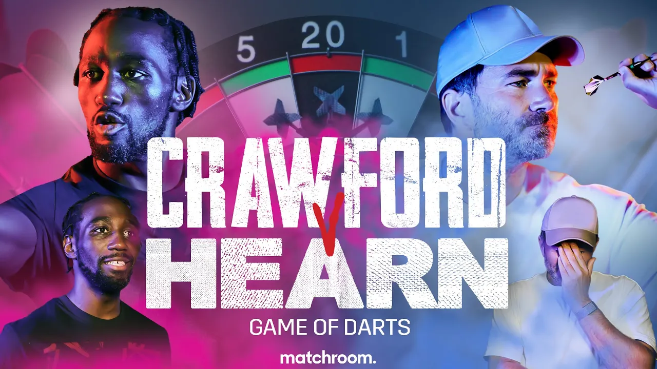 Terence Crawford Vs Eddie Hearn: 301 Darts Match ЁЯОп background