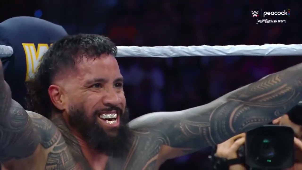 Jey Uso vs Logan Paul Full Match, Cody Rhodes Return And Save Jey Uso - WWE Saturday Night Main backdrop