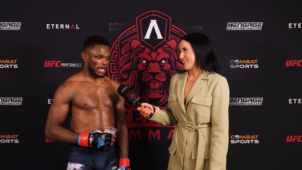 Eternal MMA 69: Diego Pereira Post Fight Interview. background