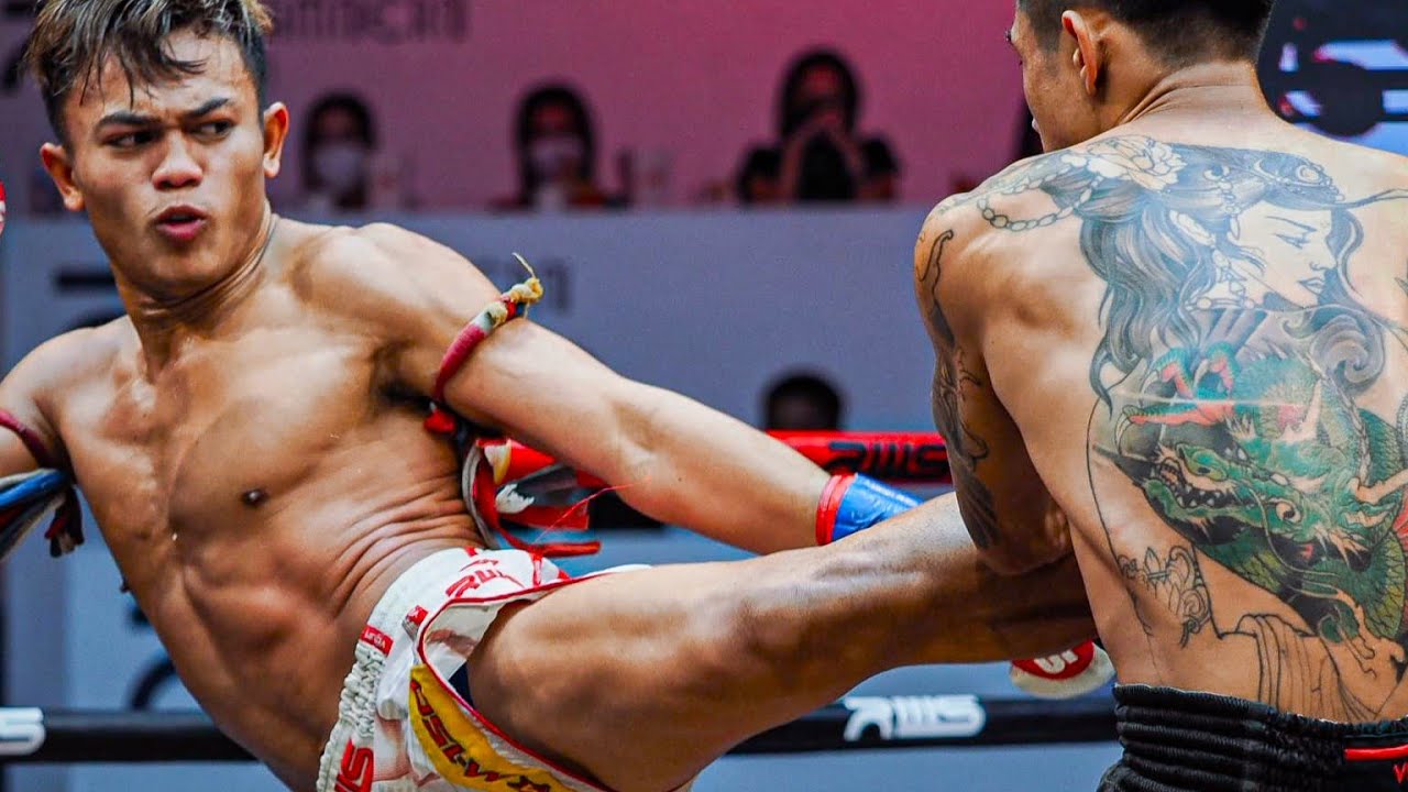Lamnammoonlek Tded99 Highlights - Rajadamnern Champion 135 lbs (ลำน้ำมูลเล็ก ทีเด็ด99) | Muay Thai background