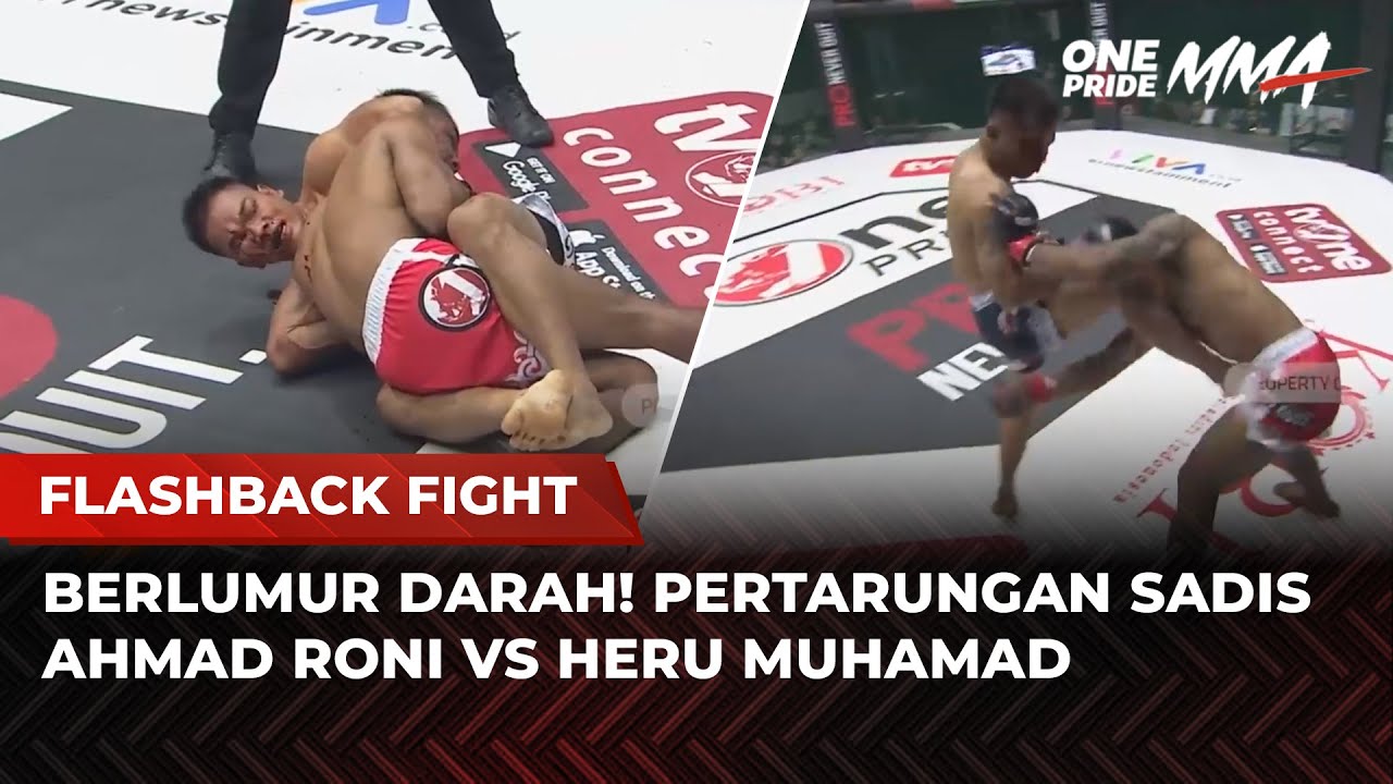 BABAK BELUR‼️Pertarungan Sadis Ahmad Roni vs Heru Muhamad Nur | Flashback Full Fight One Pride MMA
