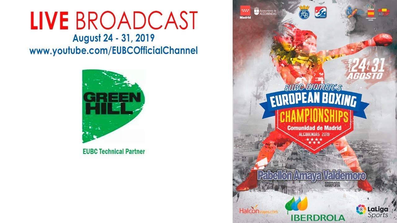 EUBC Women's European Boxing Championships MADRID 2019 Finals background