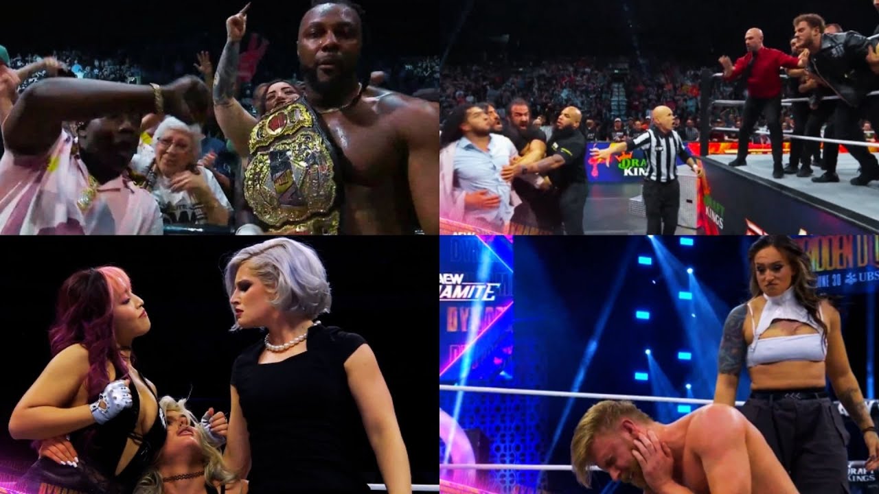 AEW Dynamite 06/05/24 Results- Swerve Retains, MJF-Rush Brawl, Kris Slaps Cassidy, Mariah May Lost ๐ฅ background