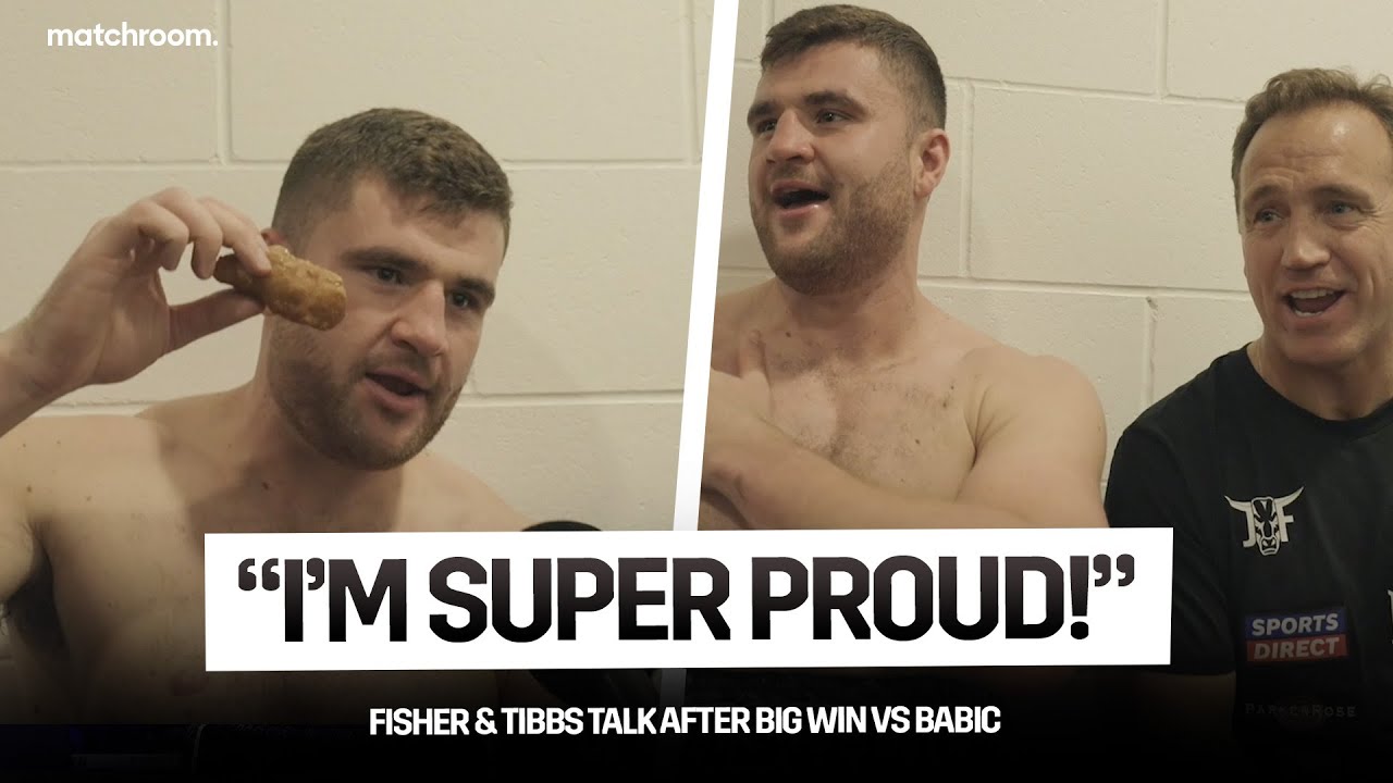 "I'm The F**king Man!" - Johnny Fisher, Big John & Mark Tibbs On Win Vs Babic background
