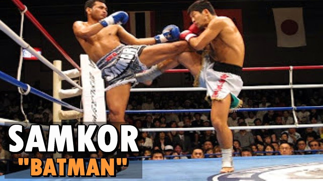 Samkor Kiatmontep "Batman" Highlight ("ไอ้ค้างคาว" สามกอ เกียรติมนต์เทพ) | Muay Thai background