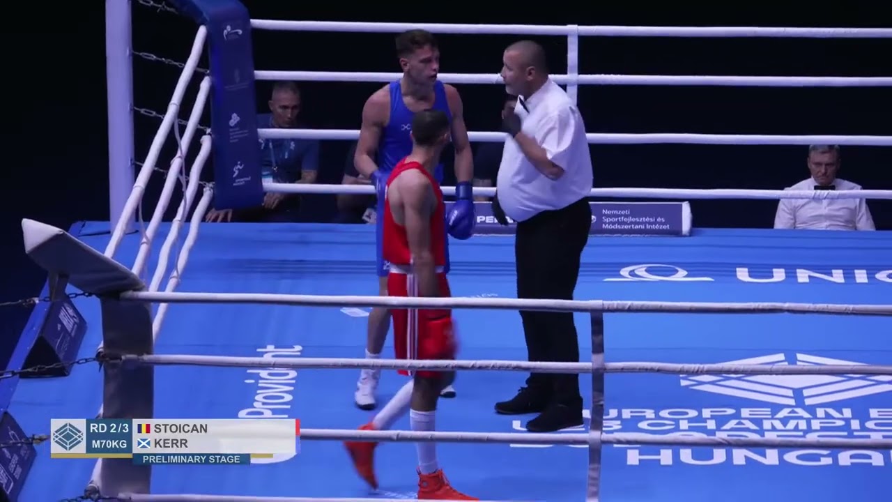 Sonny Kerr (SCO) vs. Daniel Stoican Raj (ROU) European U23 Championships 2025 (70kg)