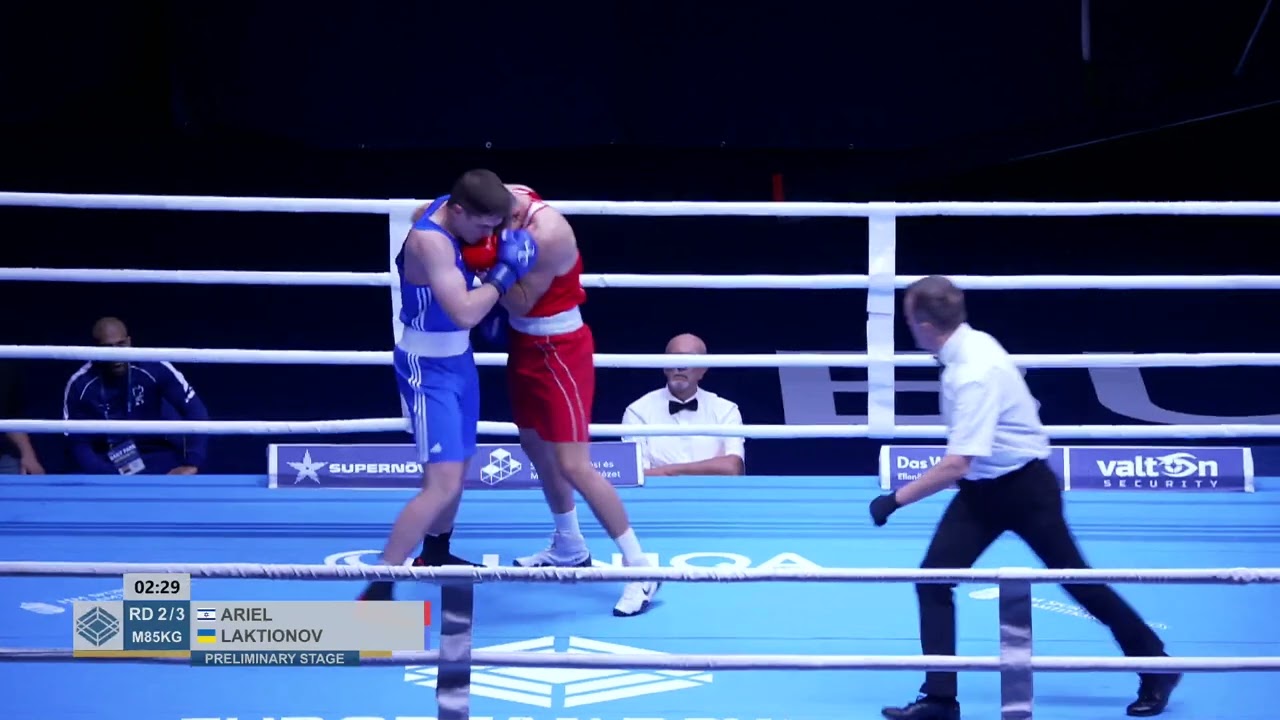 Nikolai Laktionov (UKR) vs. Ariel Prilutsky (ISR) European U23 Championships 2025 (85kg)