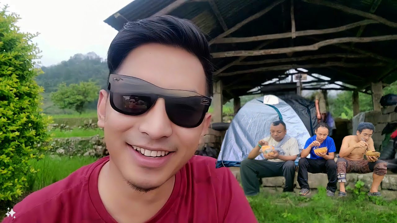 Camping with introverts | Kigwema Village | Khuzaka background