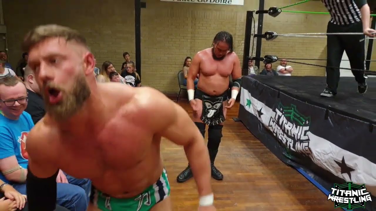 Niwa vs Tucker - Titanic Wrestling background