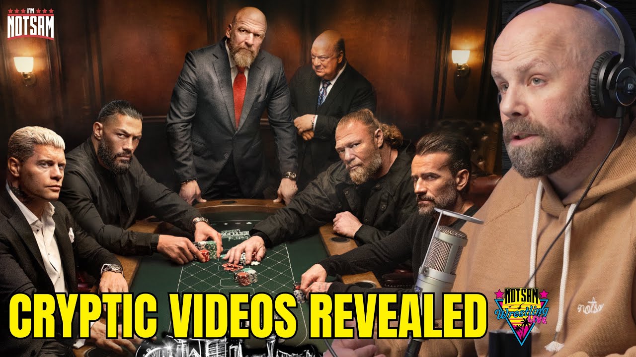 WWE's Cryptic Videos Lead To Wrestlemania Promo - with Brock Lesnar | Notsam Wrestling Update backdrop