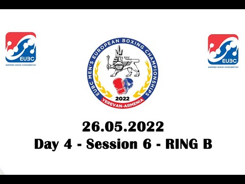 EUBC Men’s – Yerevan 2022 – Day 4 – Session 6 – RING B background