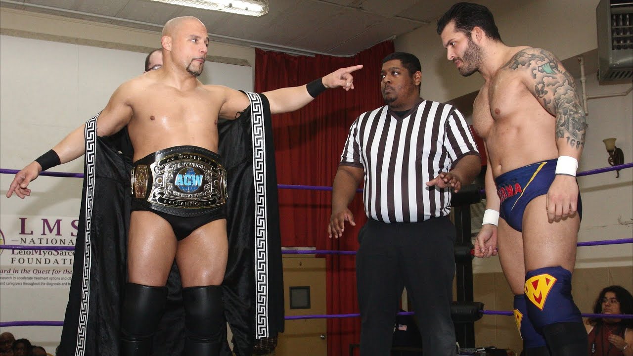 Greek God Papadon vs Mike Verna background