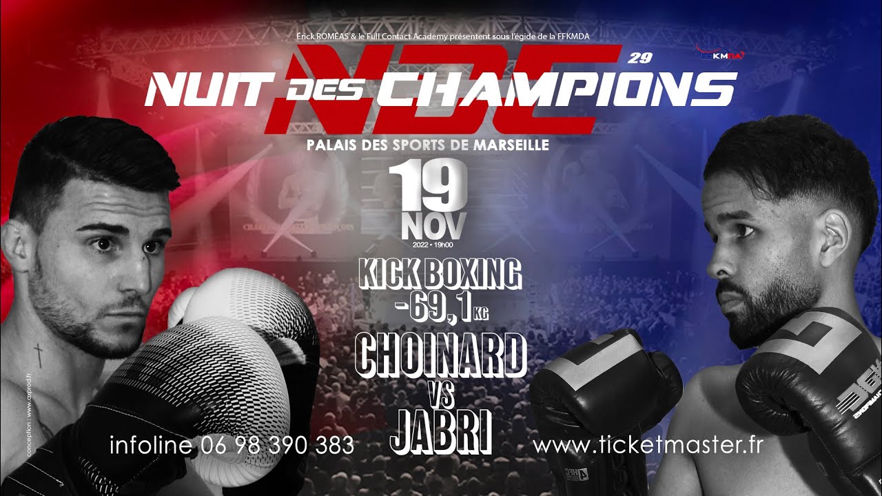 Matthan CHOINARD vs Karim JABRI By #VXS #Nuit_des_Champions #NdC #Marseilles background
