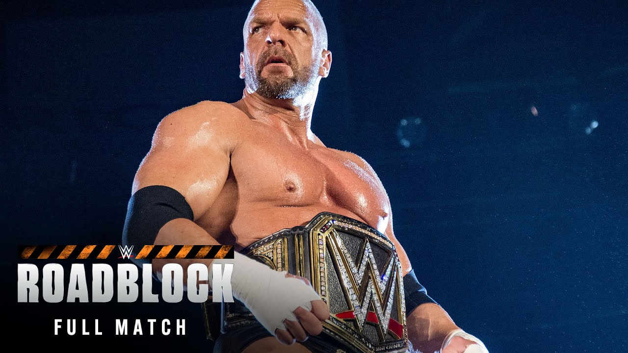FULL MATCH: Triple H vs. Dean Ambrose – WWE Title Match: WWE Roadblock 2016 backdrop