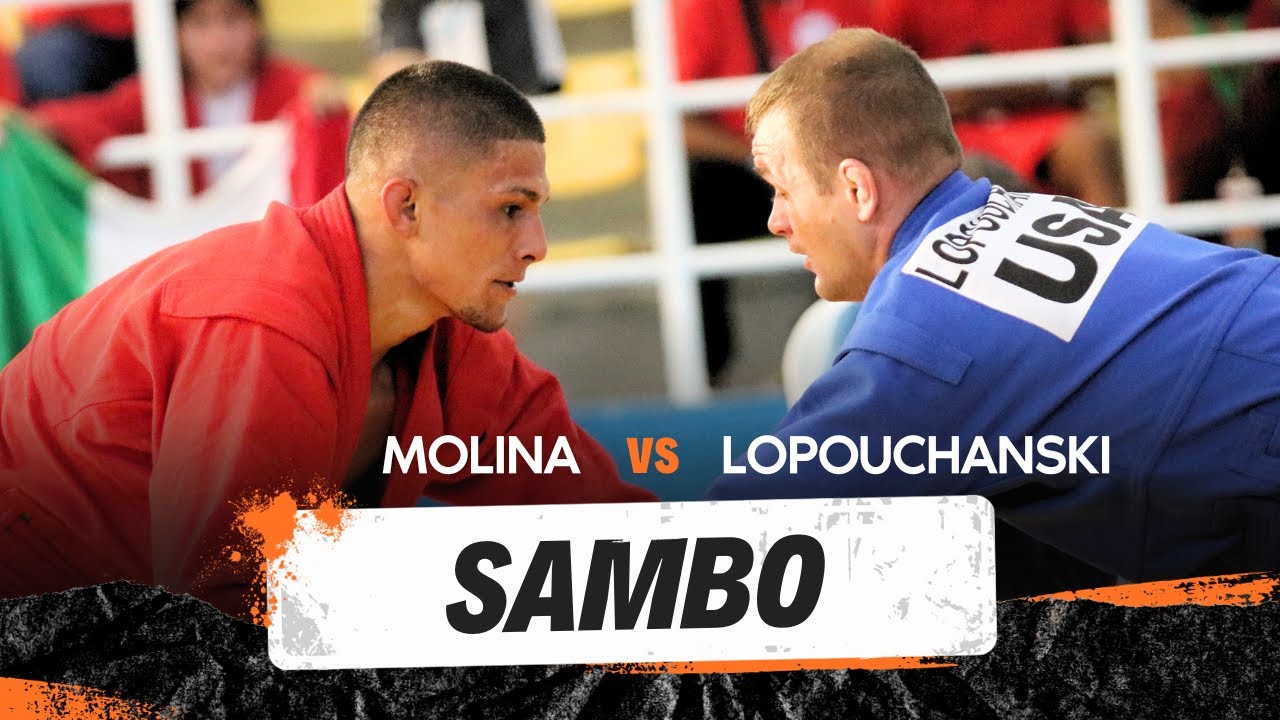 MOLINA Hanz vs LOPOUCHANSKI Ivan. Pan American Sambo Championships 2023 background