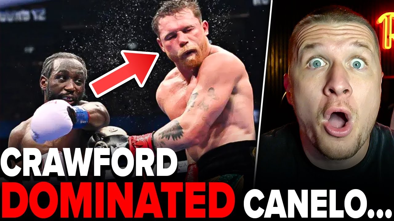 Terence Crawford just DOMINATED Canelo Alvarez... | W.A.D.E Concept X The Ring background