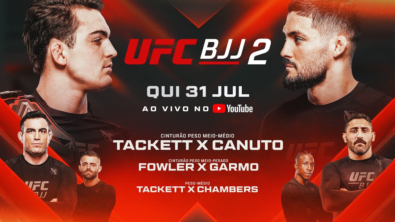 UFC BJJ 2: Tackett x Canuto | CARD COMPLETO AO VIVO E COM IMAGENS