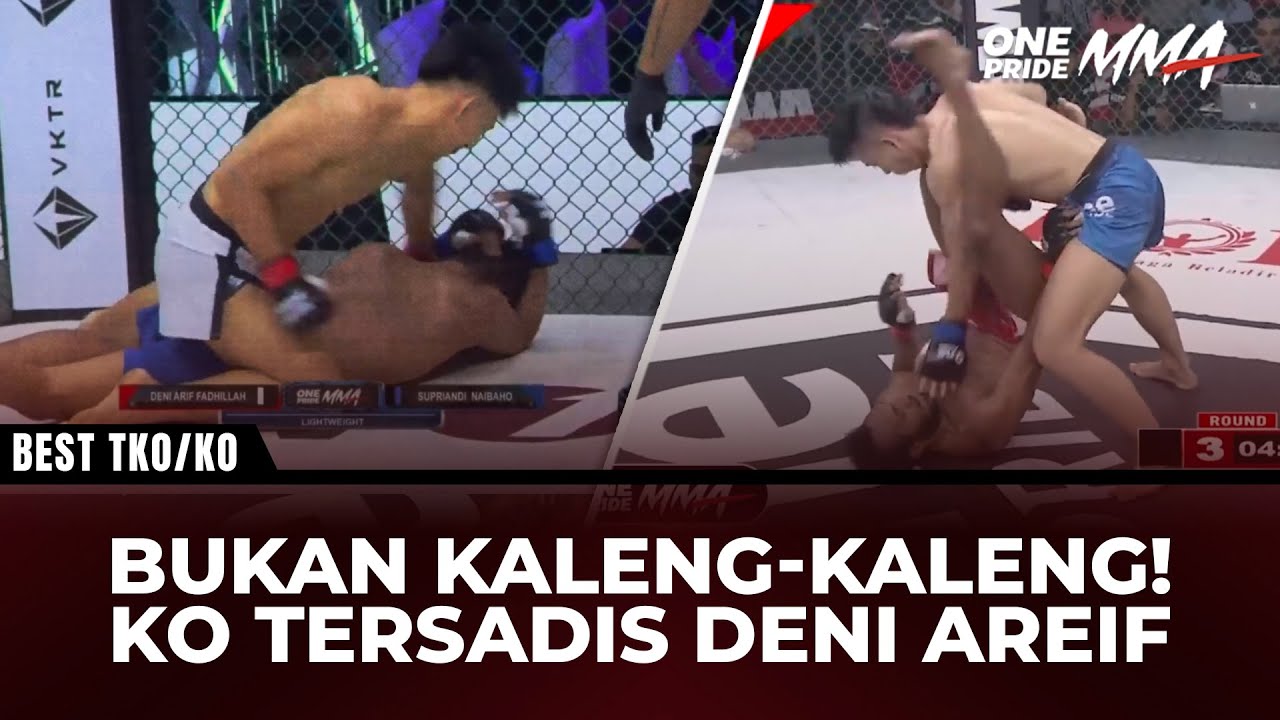 HUJAN PUKULAN KERAS! Inilah Pertarungan Brutal Deni Arief | Flashback Full Fight One Pride MMA